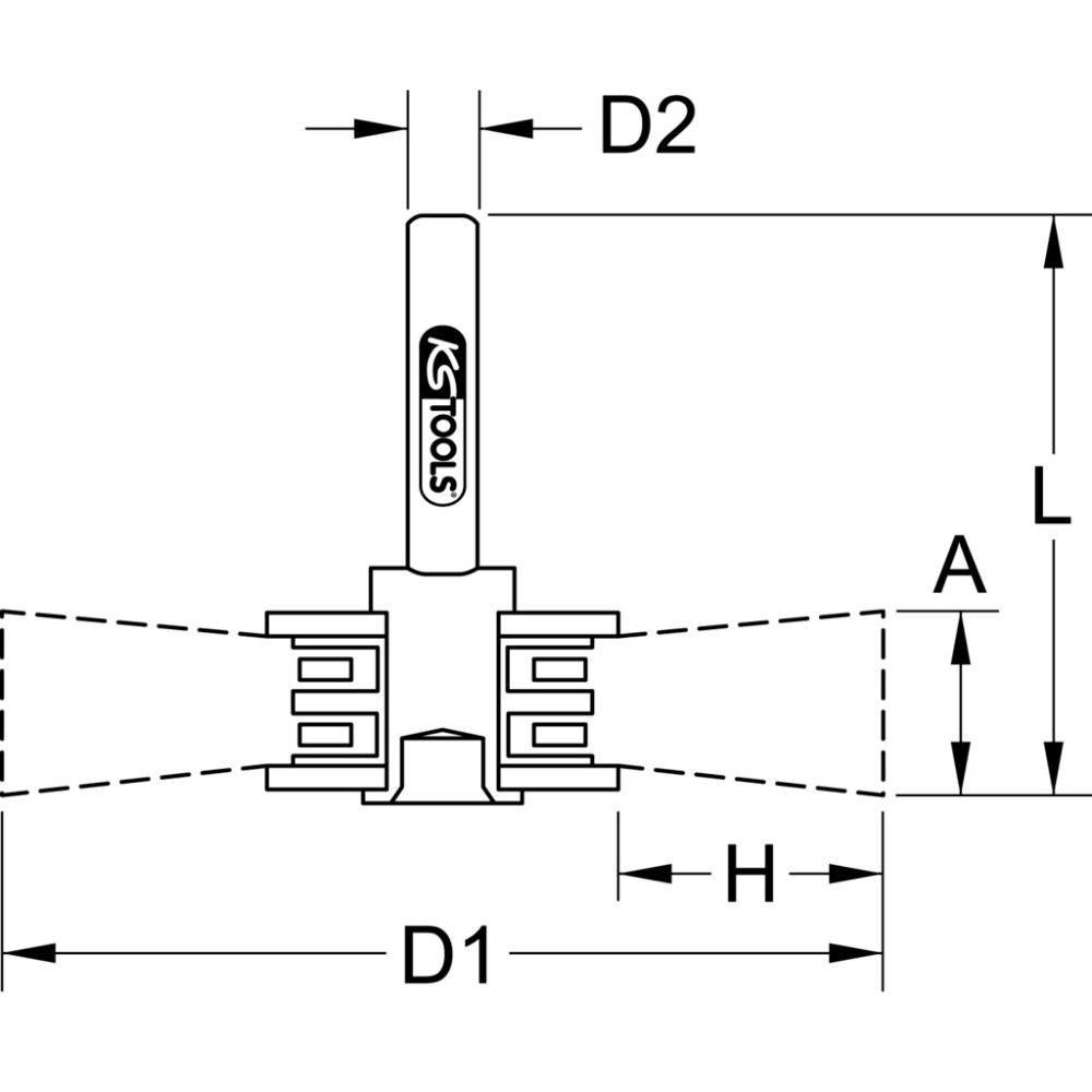 ROTERANDE STÅLBORSTE RUND 75MM - 340.0032