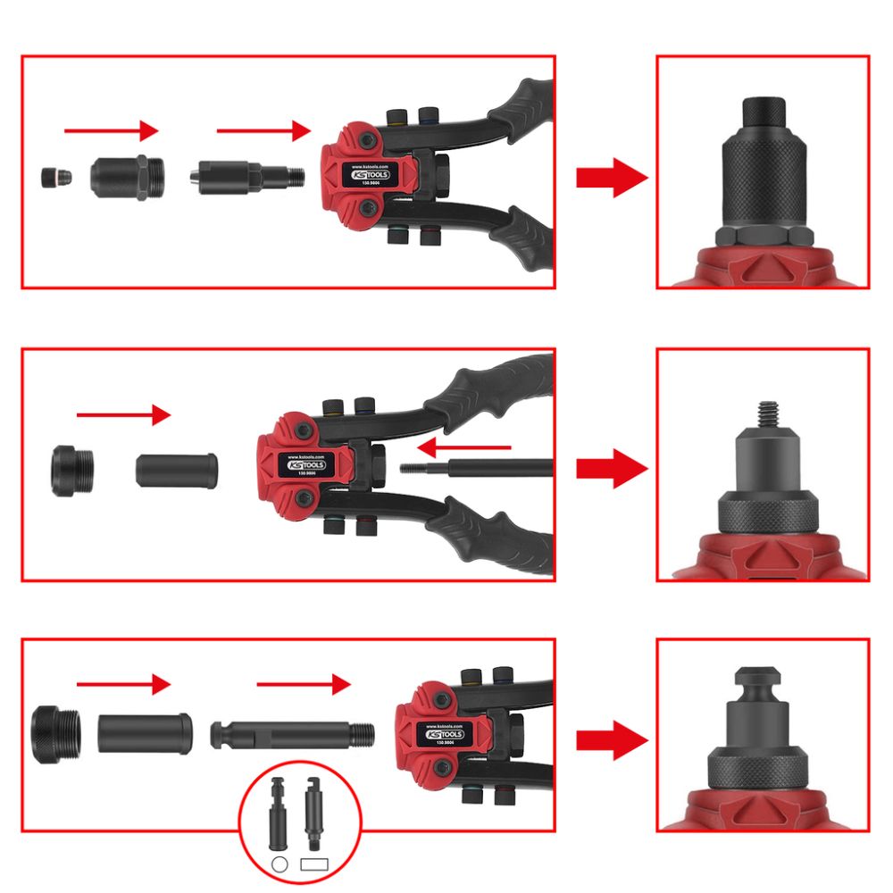 KS-TOOLS POPNITTÅNGATS 15ST - 150.9805