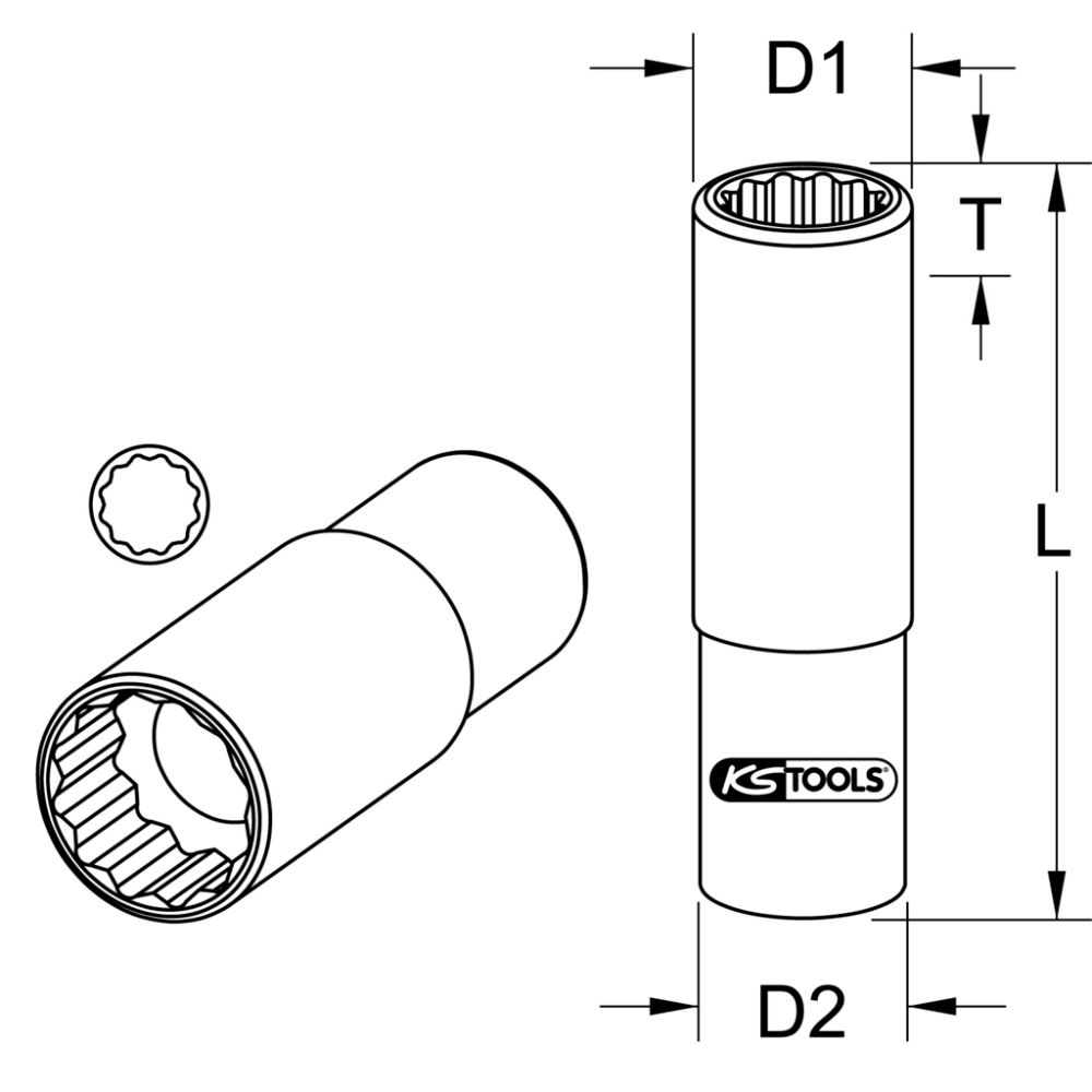 SPECIALTÄNDSTIFT JACKMUTTER 14MM 3/8