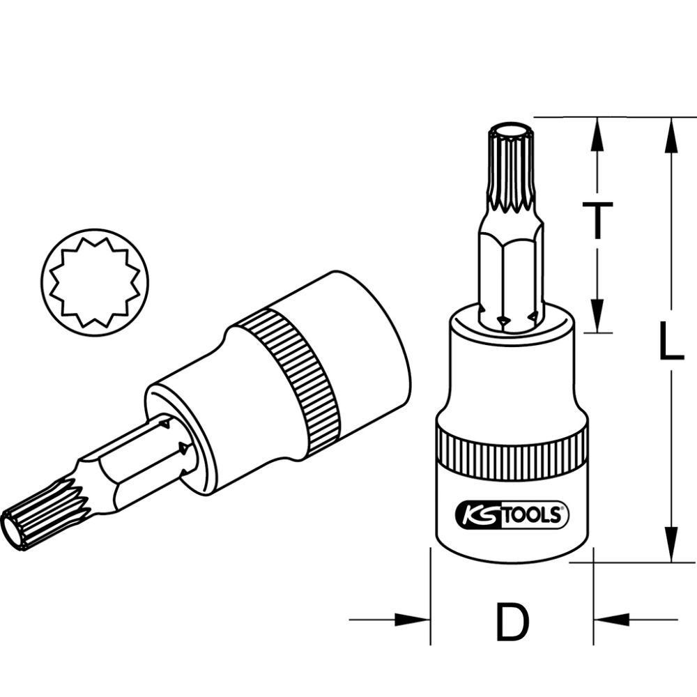 XZN BITS-HYLSA 1/2