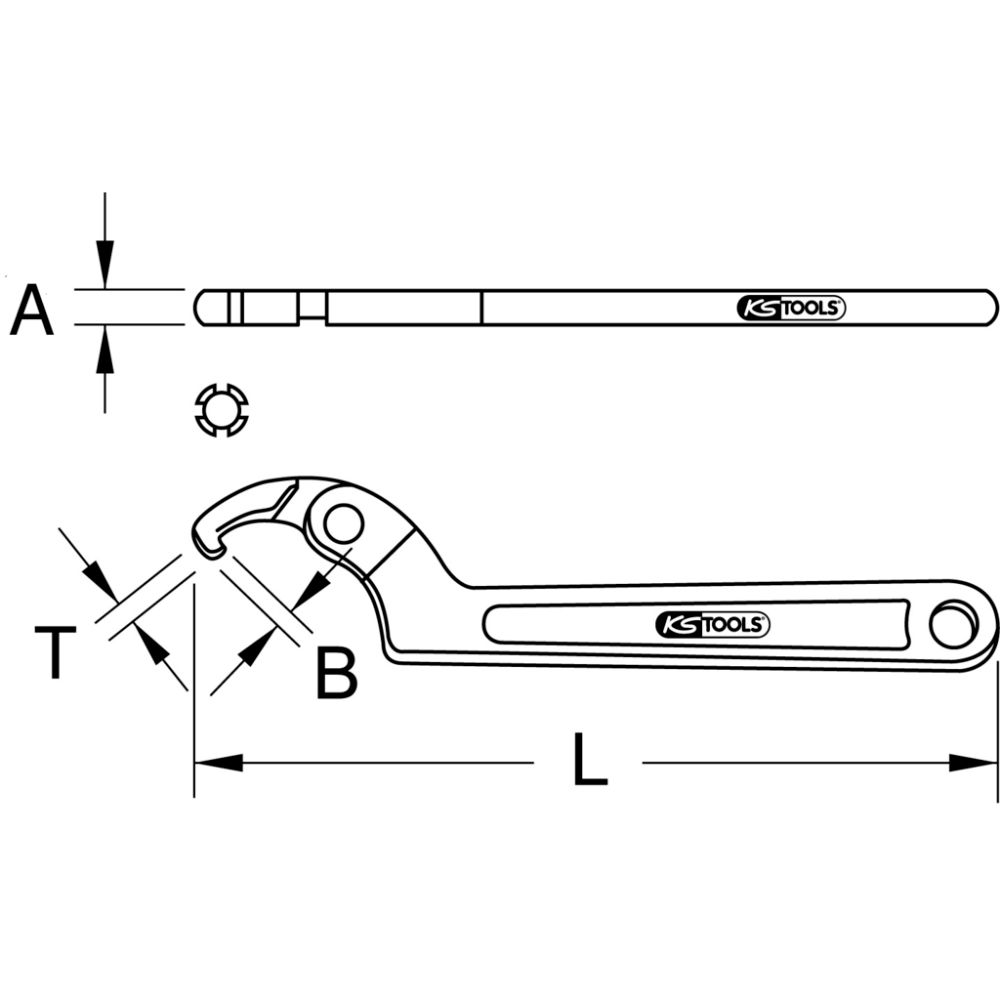 LEDAD HAKNYCKEL SPETS 19-50 - 517.1302