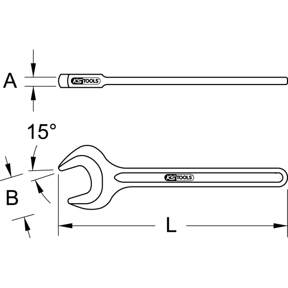ENKEL U-NYCKEL 41X87X13,8MM - 517.0541