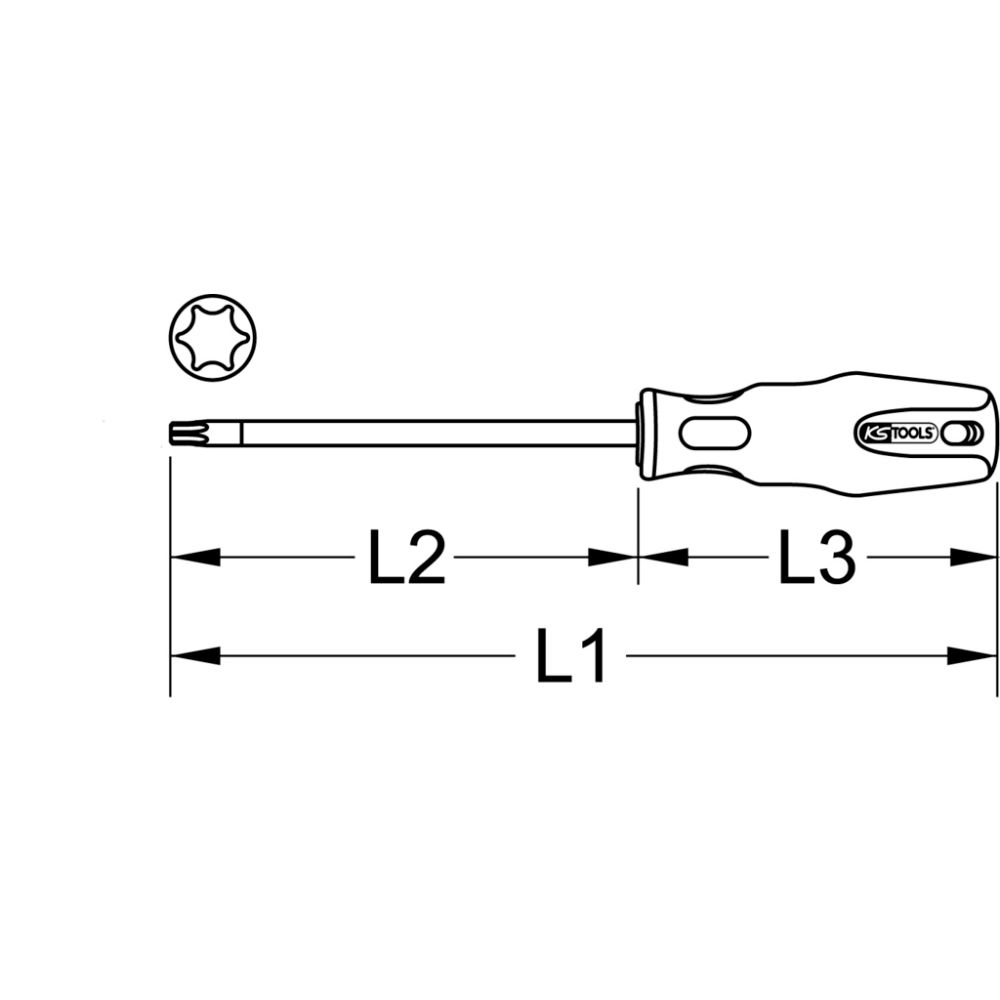 TORXMEJSEL T20 205MM - 159.1034