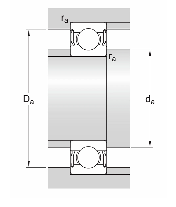 SPÅRKULLAGER 6305-2RS - SKF6305-2RS1