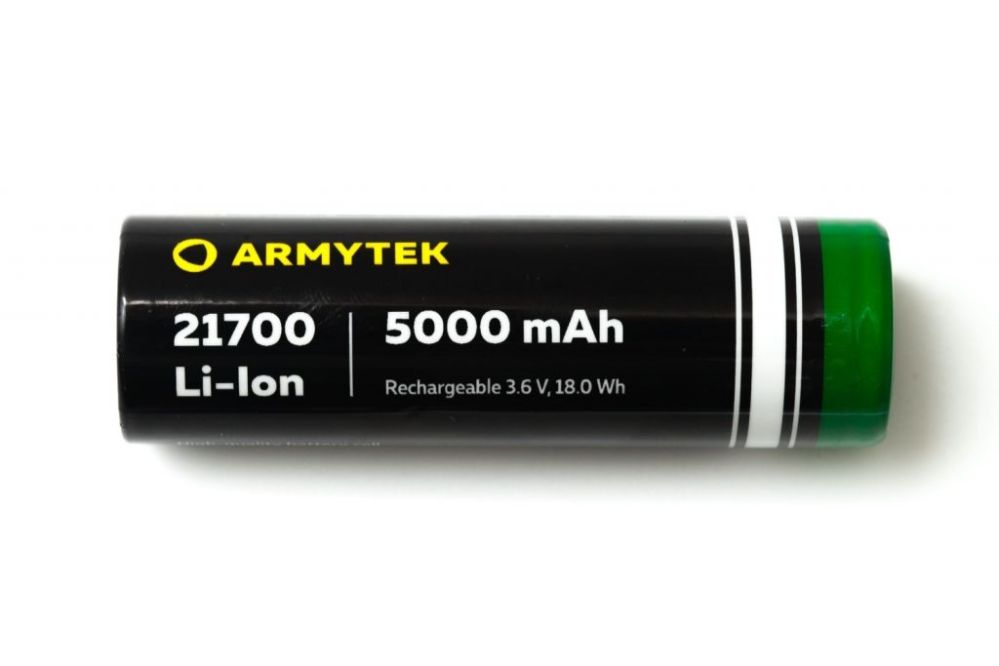 ARMYTEK BATTERI 21700 3,7V 5000MAH - ARA03601