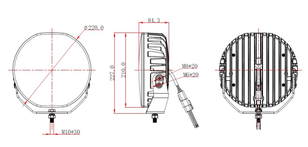 BRIODLIGHTS EXTRALJUS OZZ LED 9