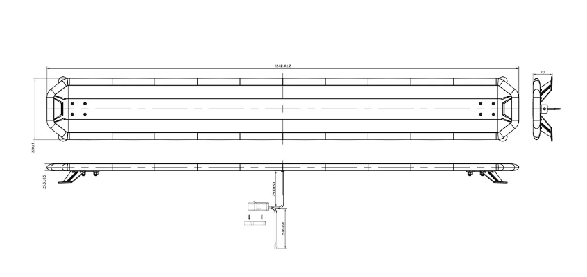 BLIXTLJUSRAMP AVERTI P1700 12/24V - ST04029