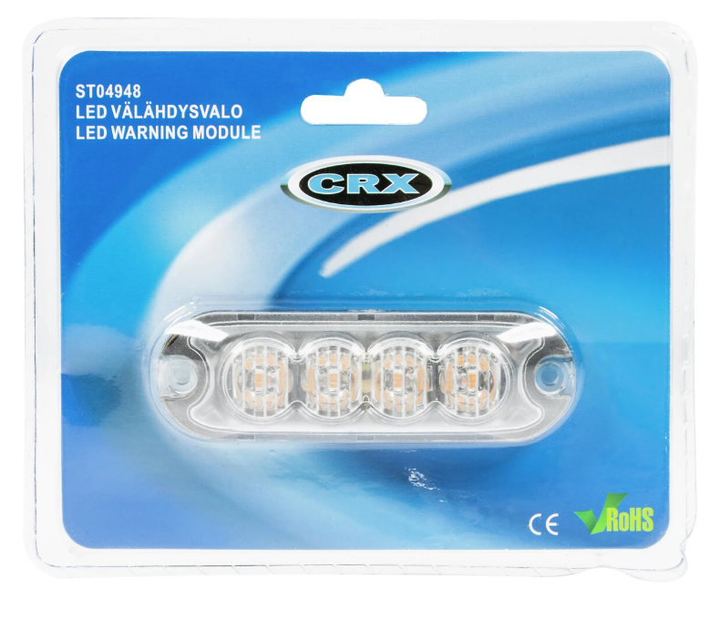 BLIXTLJUS 4ST LED 98X30X11MM - ST04948