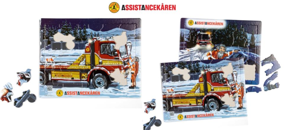 PUSSEL KENT MED BÄRGNINGSBIL - 1116