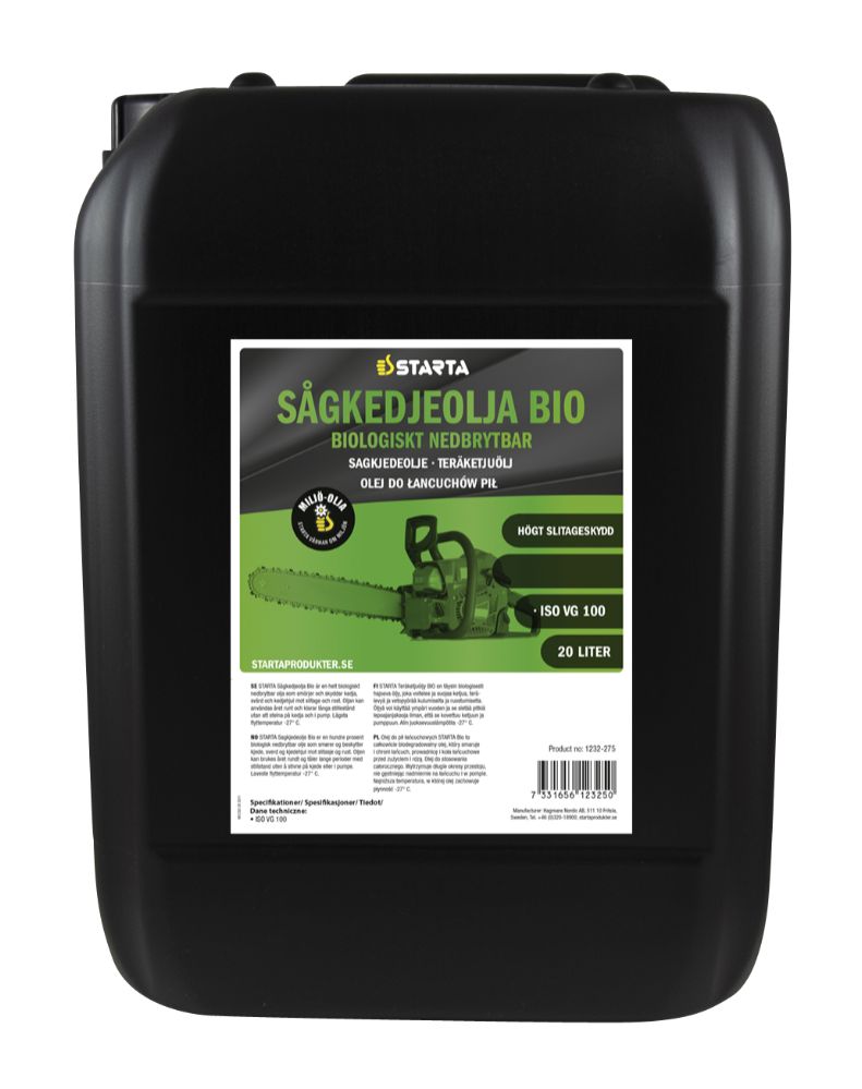 STARTA SÅGKEDJEOLJA BIO 20L - 1232275