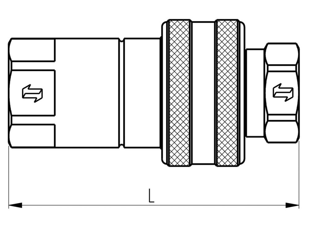 SNABBKOPPLING ISO-B HONA FASTER - HNV12GASF