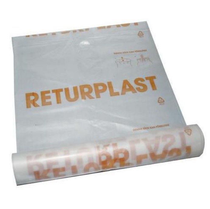 SOPSÄCK AV RETURPLAST 240L 10ST - 273633