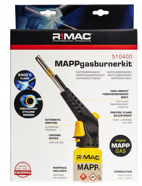 RIMAC MAPP-GASBRÄNNARKIT - 510400