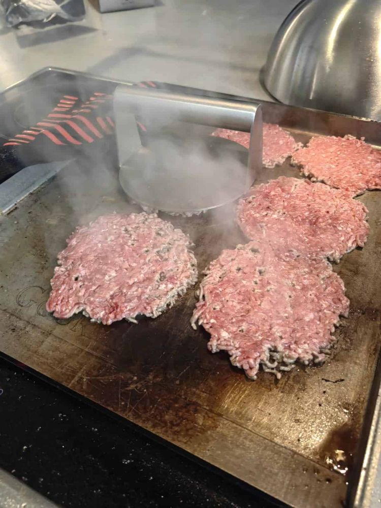 HAMBURGERSMASHER RUND STÅL - 2061