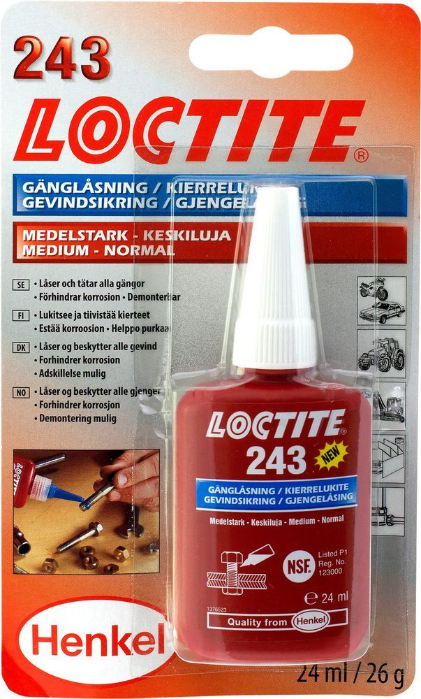 LOCTITE GÄNGLÅSNING 243 - 158147