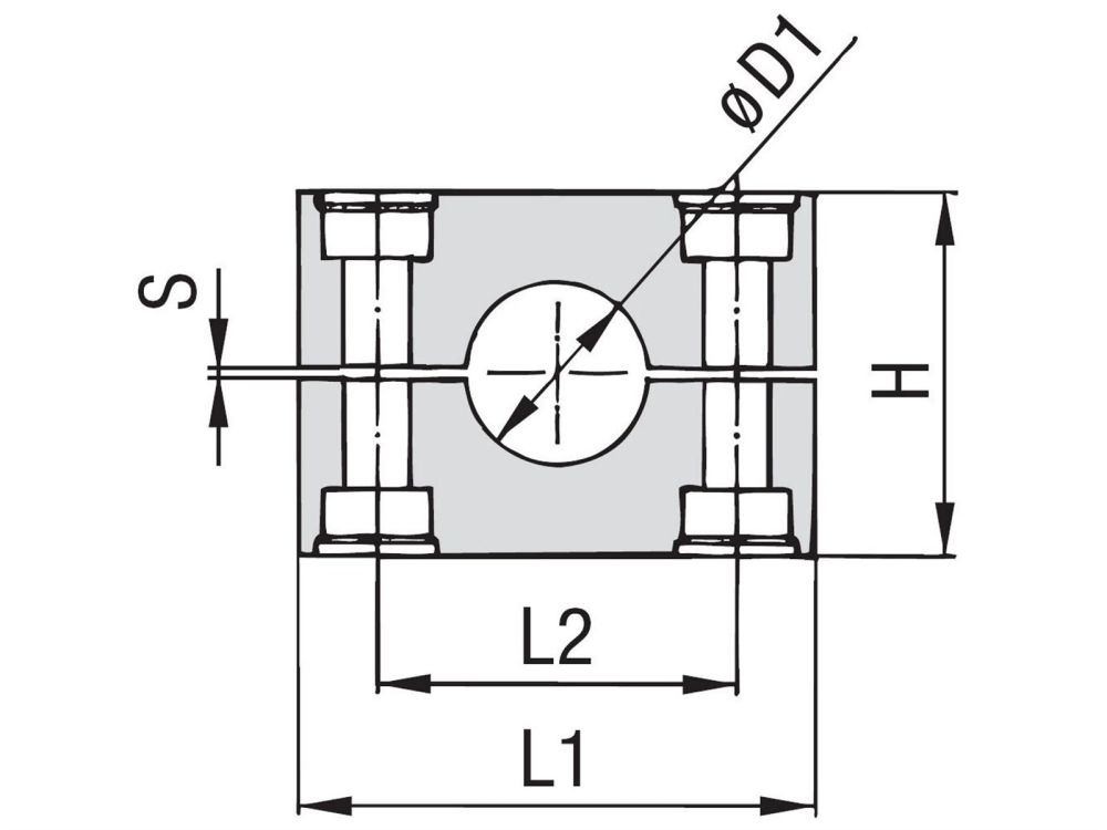 RÖRKLAMMA 42MM DIN3015-1 - SLK542PP