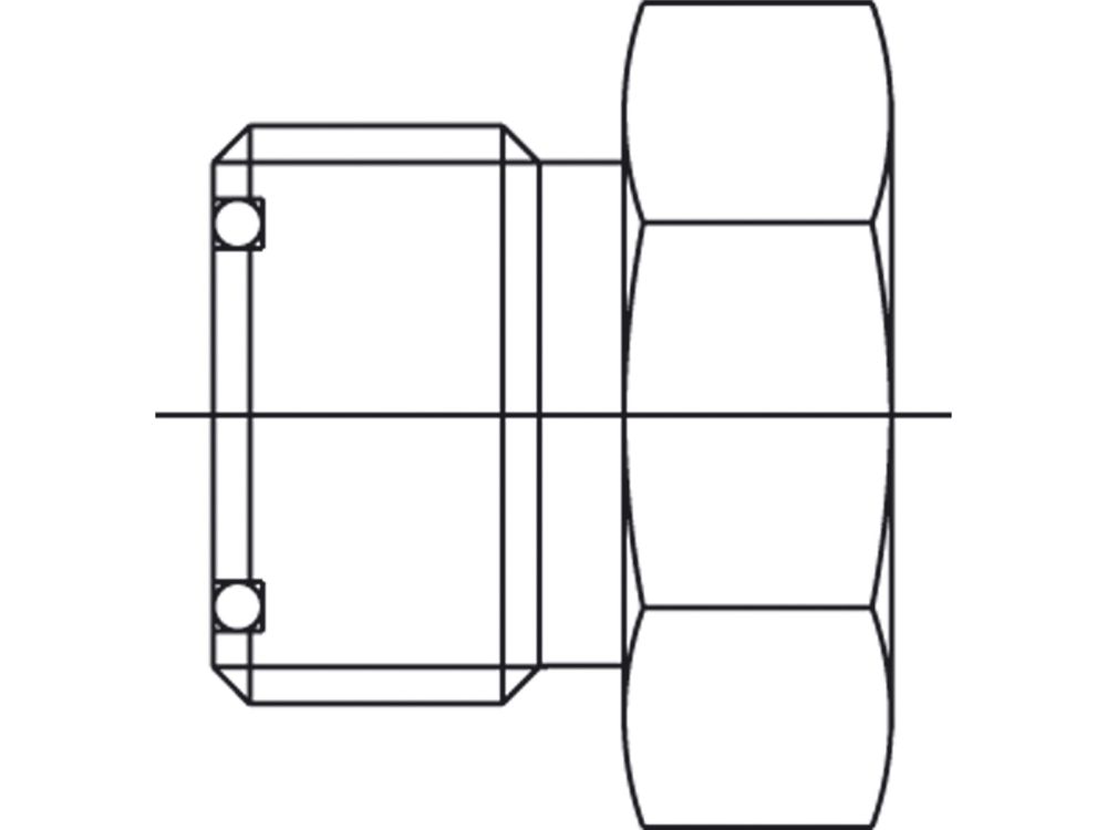 PLUGG UTV-ORFS O-RINGSTÄTAD 3/16-16 - OFVST-08