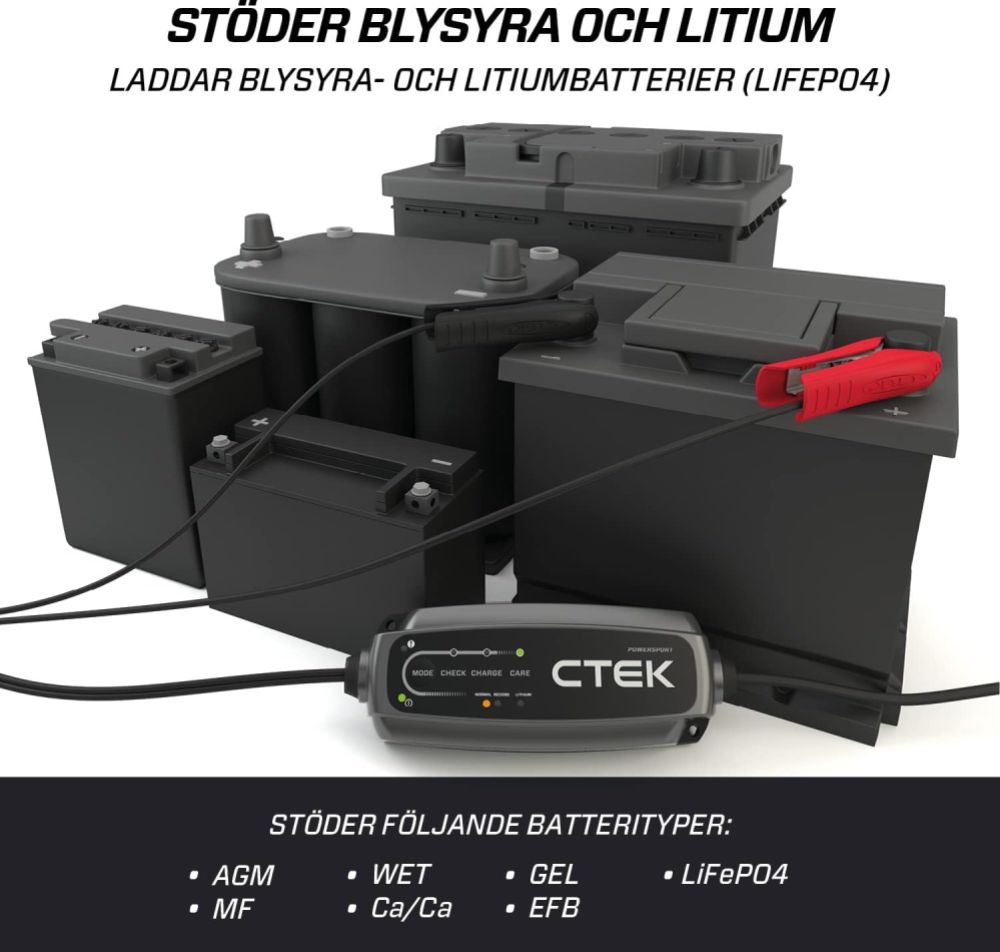 CTEK CT5 LADDARE POWERSPORT 12V  - CT40310