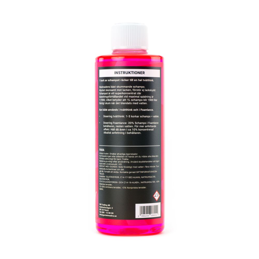 RW SCHAMPO BUBBLEGUM 500ML  - RW102