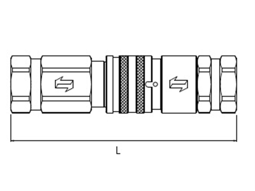 SNABBKOPPLING HANE ISO 19 INV-G3/4'' ISO1 - FFH1234GASM