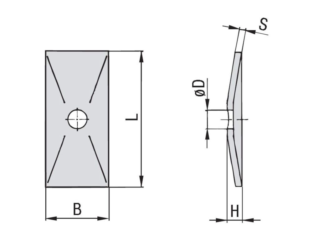 TÄCKPLATTA 26,6-30MM DUBBLA SERIEN - GD4D