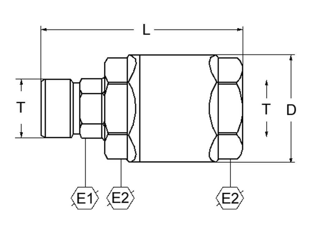 SVIVEL RAK UTV/INV-BSPP 1'' - SZ-P16M-P16F