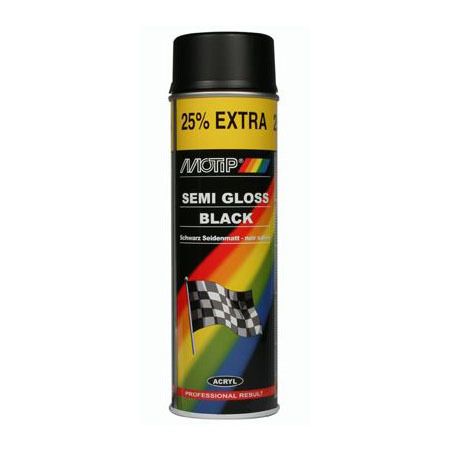 Motip Lackfärg Sidenmatt Svart 500ml - 8-604001