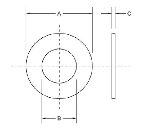 PLANBRICKOR HÅLLFASTHET 8.8 FZB - PLANBRICKA FZB BRB 