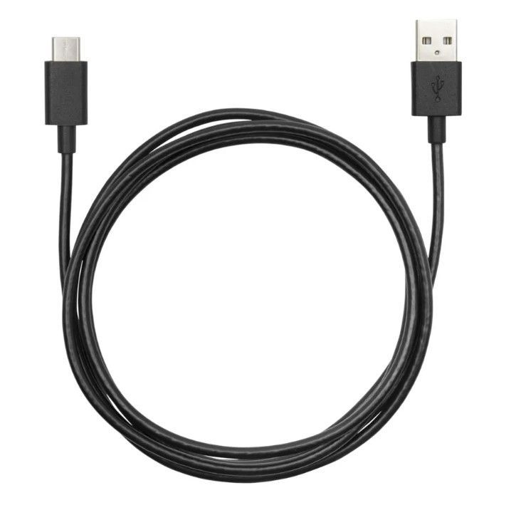 USB-C LADDNINGSKABEL 2M SVART - 46956576