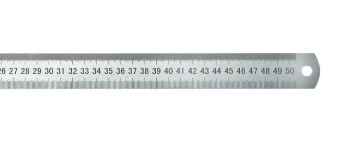 STÅLLINJAL 500X30MM FJÄDERSTÅL - SC023