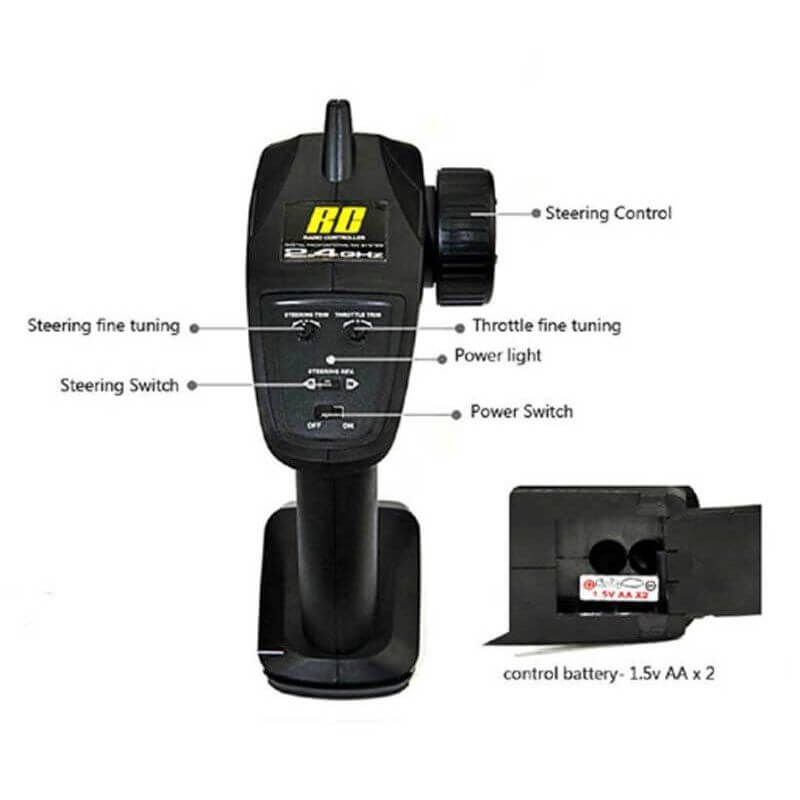 RADIOSTYRD BIL 30KM HBX SURVIVOR - 12-8130