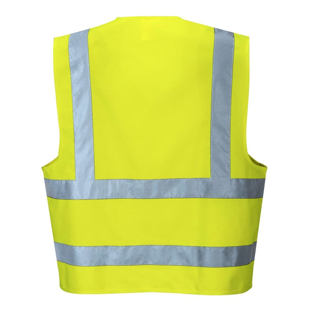 VARSELVÄST BASIC KL. 1GUL 3XL-4XL  - PAT535K-3XL/4XL