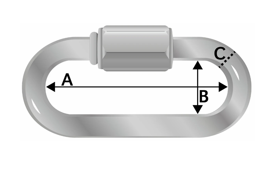 SNABBLÄNK KÄTTING 12MM ST - V1653C