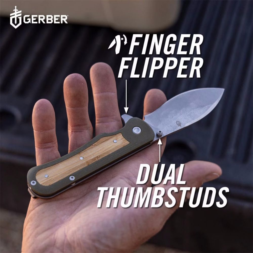 GERBER CONFIDANT GREEN FÄLLKNIV - GER-1066477