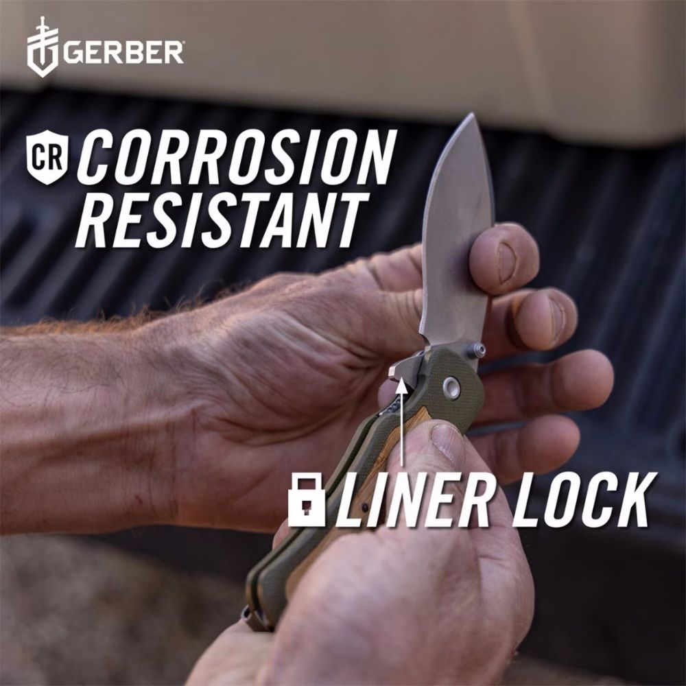 GERBER CONFIDANT GREEN FÄLLKNIV - GER-1066477