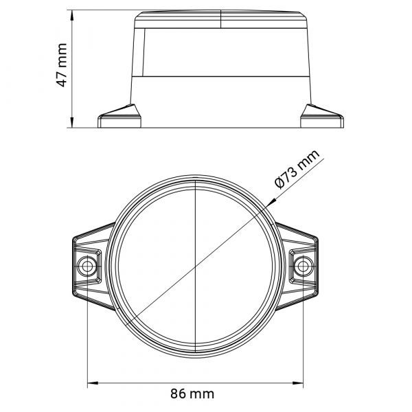 MINIPUCK R65  FÖR PLANMONTAGE - 14-2510