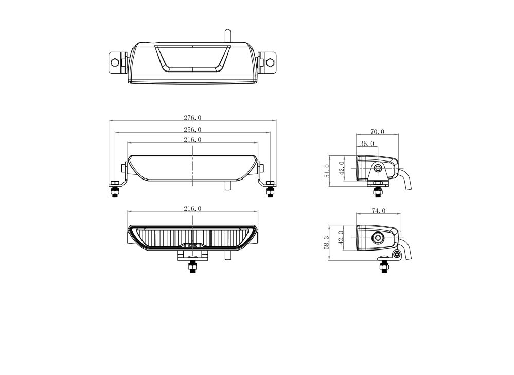 OZZ XB1 LED EXTRALJUSRAMP - 88204