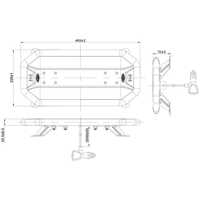 BLIXTLJUSRAMP LED AVERTI P470 - ST04024