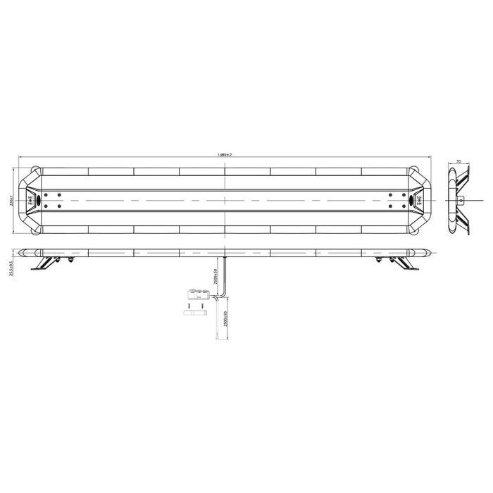BLIXTLJUSRAMP LED AVERTI P1390 - ST04028