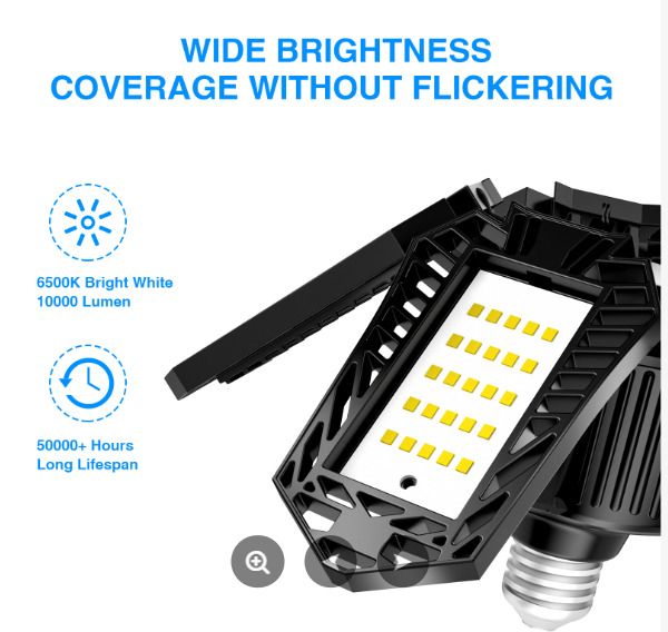 LED LAMPA MED 5 PANELER - MDP-12580