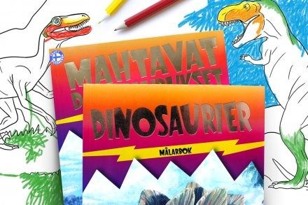 DINOSAURIER MÅLARBOK TACTIC - 52562