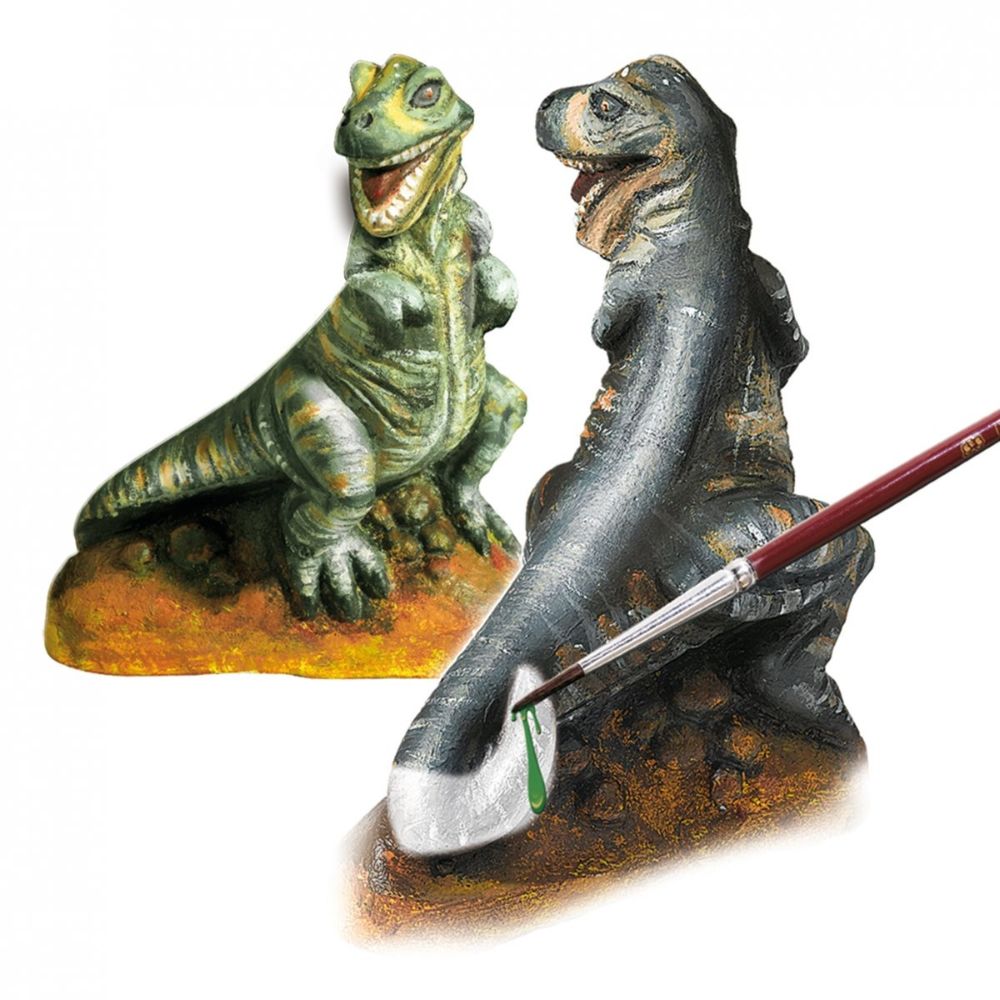 SES GIPSSET GJUT MÅLA DIN T-REX - 01283