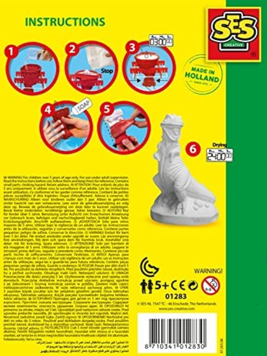 SES GIPSSET GJUT MÅLA DIN T-REX - 01283