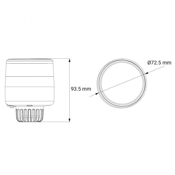 LANDSORT MINIPUCK RÖD R65 - 14-2511R