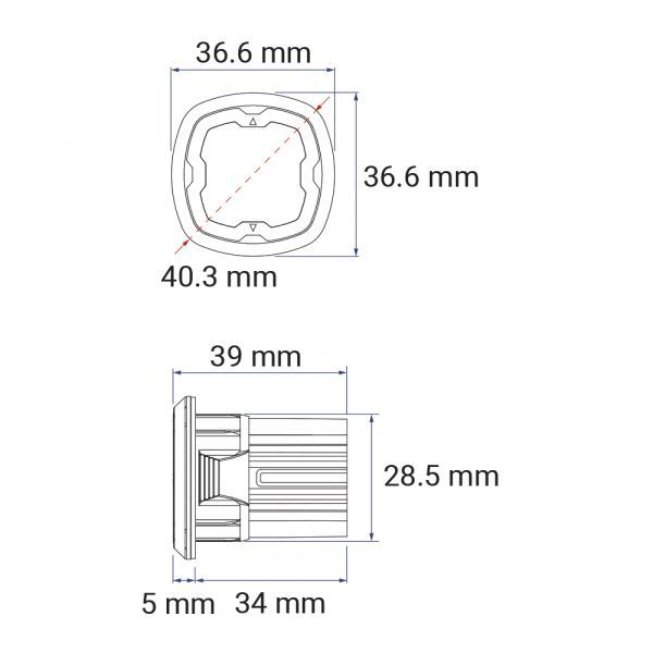 BLIXTLJUS POPNLOCK F16 6LED - 14-F16