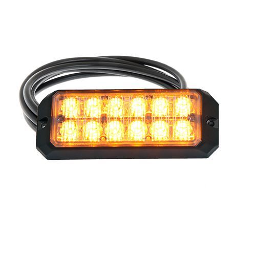 BLIXTLJUS 12LED R65 ORANGE 12/24 - 14-MS26E-Y