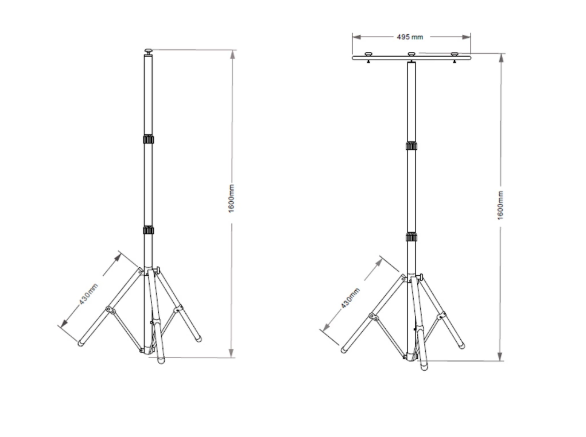 LED STRÅLKASTARE 8000LM 2X50W - CRX3323
