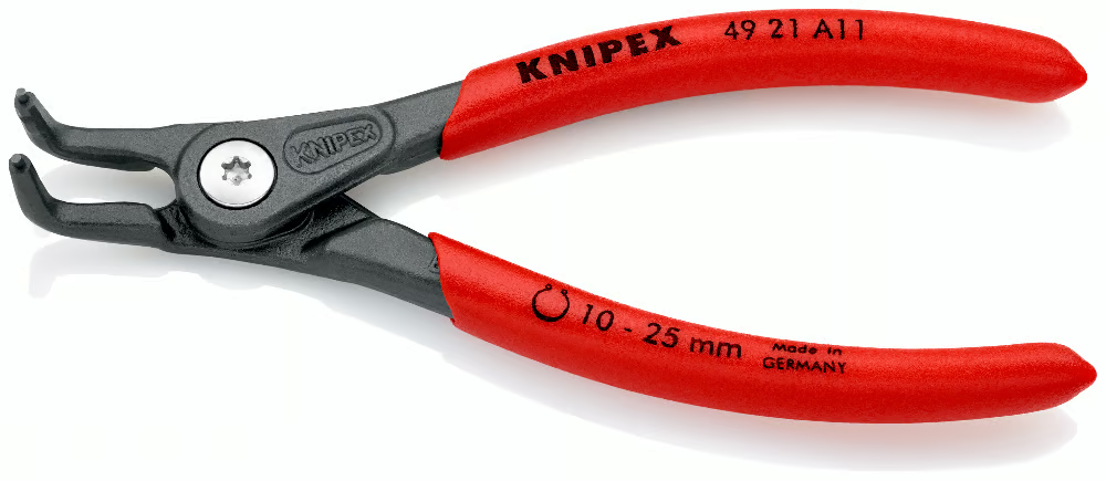Knipex utvändig låsringstång vinklad 10-25mm - 4921A11