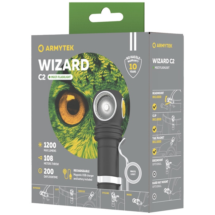 Armytek Wizard C2 magnet 1200LM - AR08901C