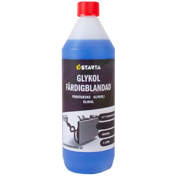 Starta Glykol BS6580, Blå 1L Färdigblandad - 2071210